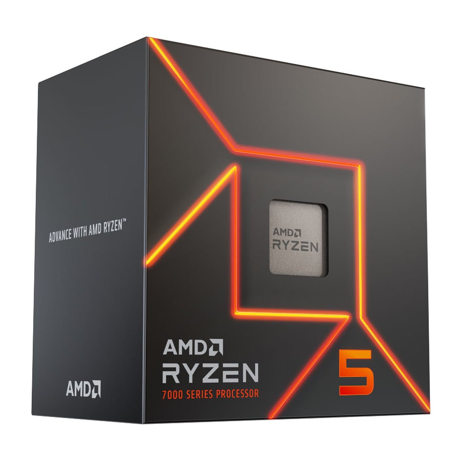 AMD Ryzen 5 7600 Wraith Stealth (3.8 GHz / 5.1 GHz) Tray
