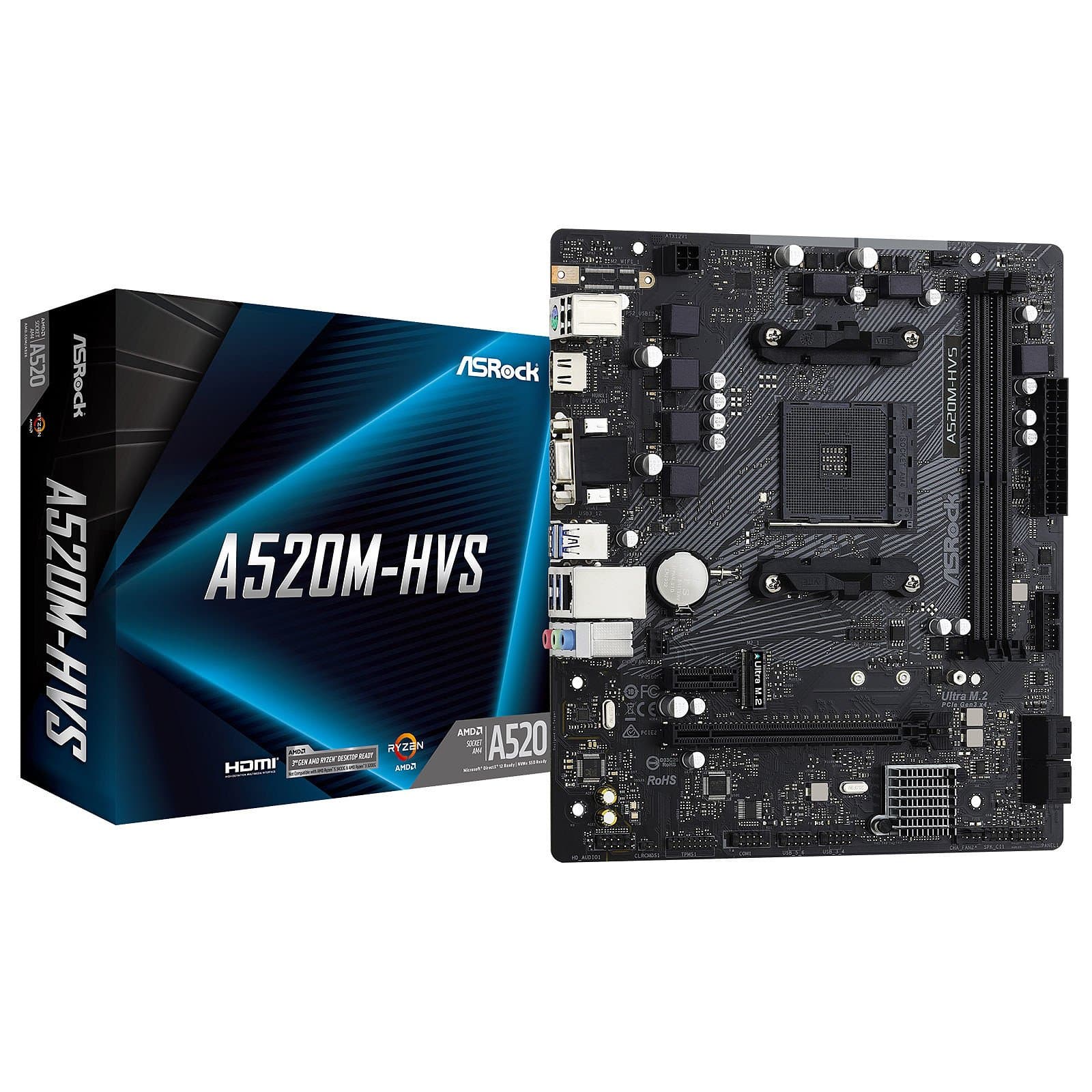ASROCK A520M-HVS AM4