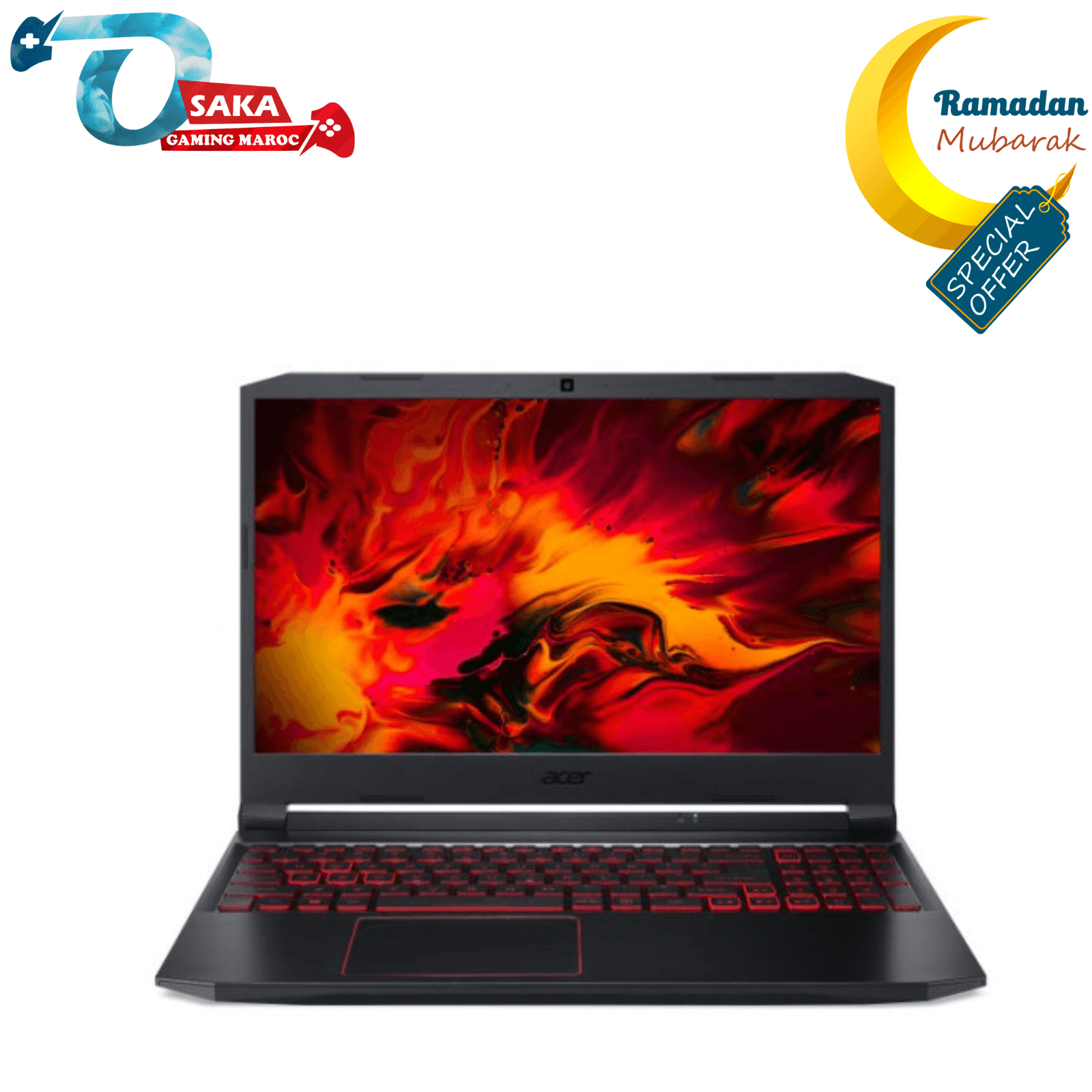 ACER NITRO 5 Ryzen 7 5800H/16GB/512SSD/RTX3060/15.6"144Hz