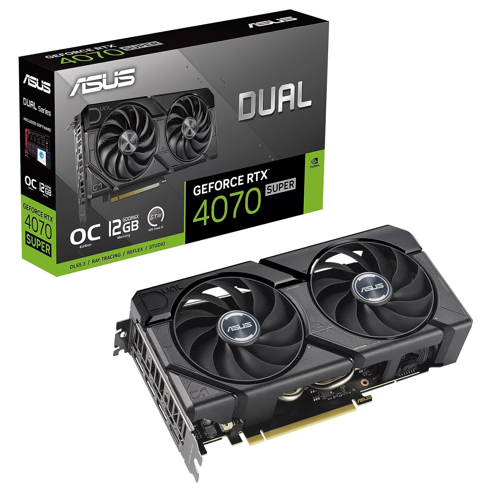 ASUS Dual GeForce RTX 4070 SUPER 12GB GDDR6X