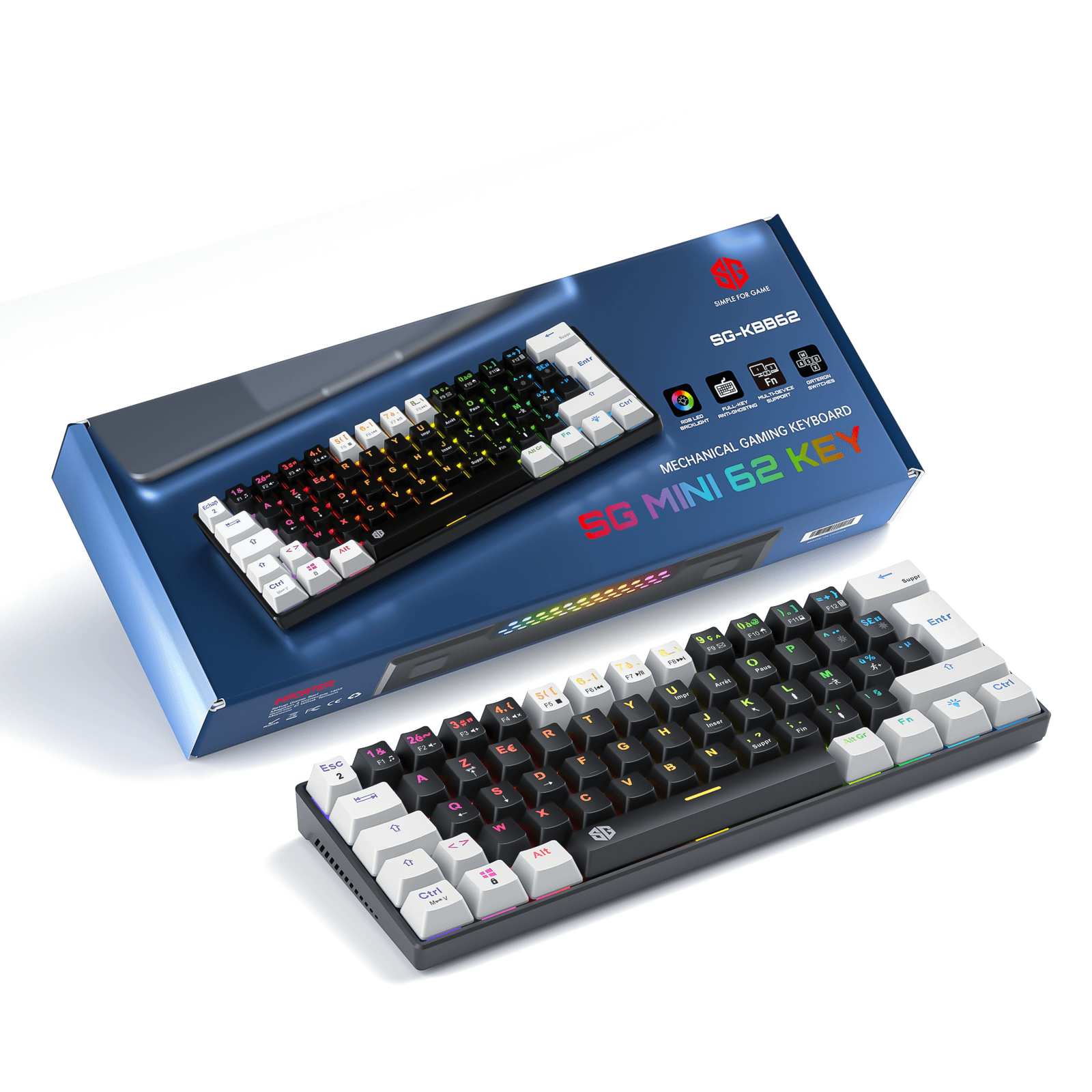 SG MINI 62 ARGB ( Red Switch )