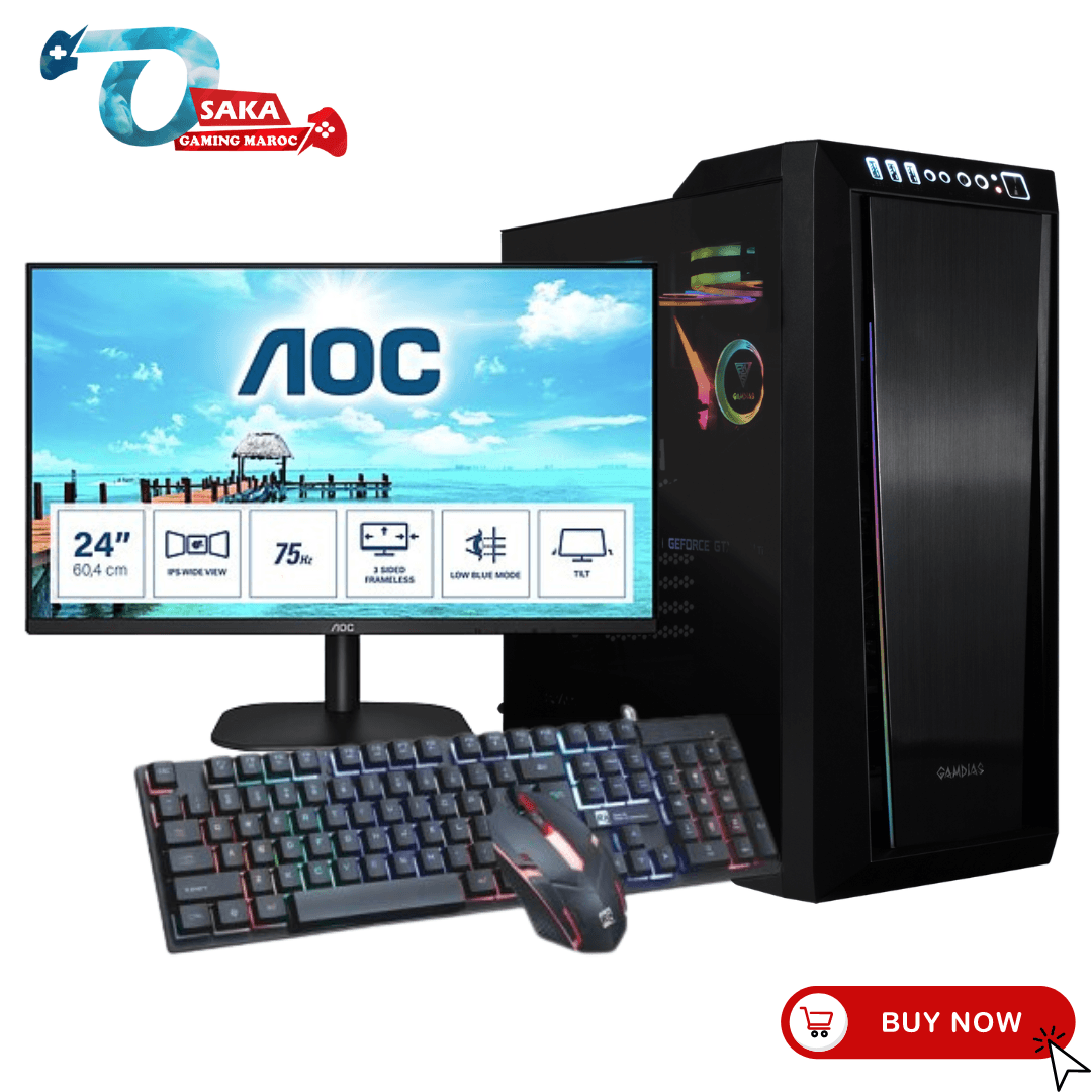 SETUP GAMER INTEL I5-12400F/16GB/512GB/GTX 1050TI 4GB