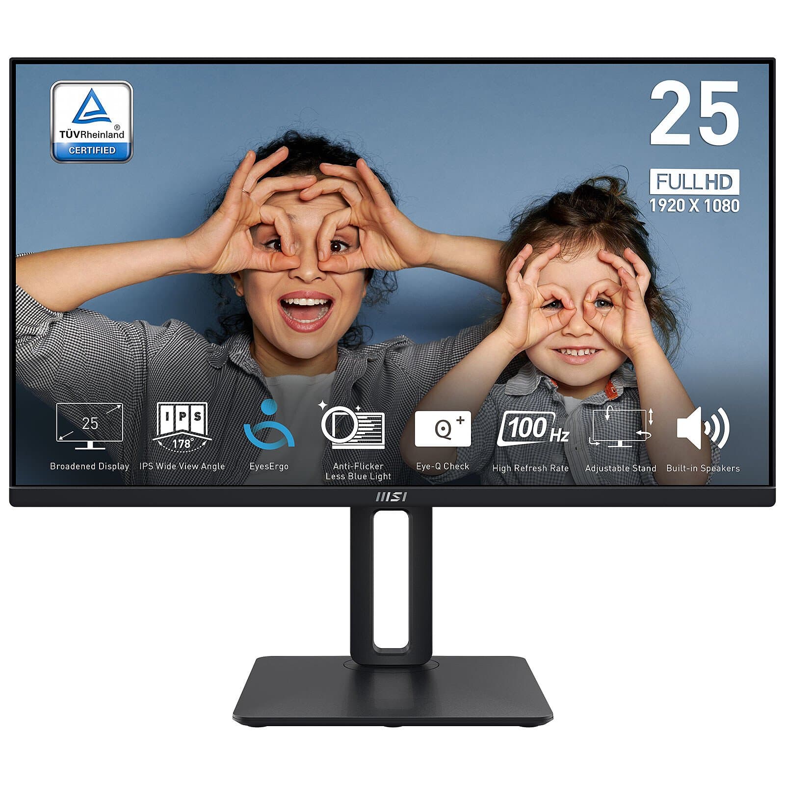 MSI 25" LED - PRO MP251 SERIES 100HZ