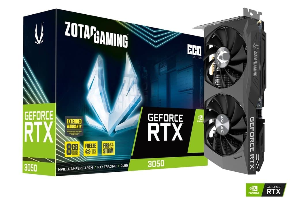 ZOTAC GAMING GEFORCE RTX 3050 ECO 8GB