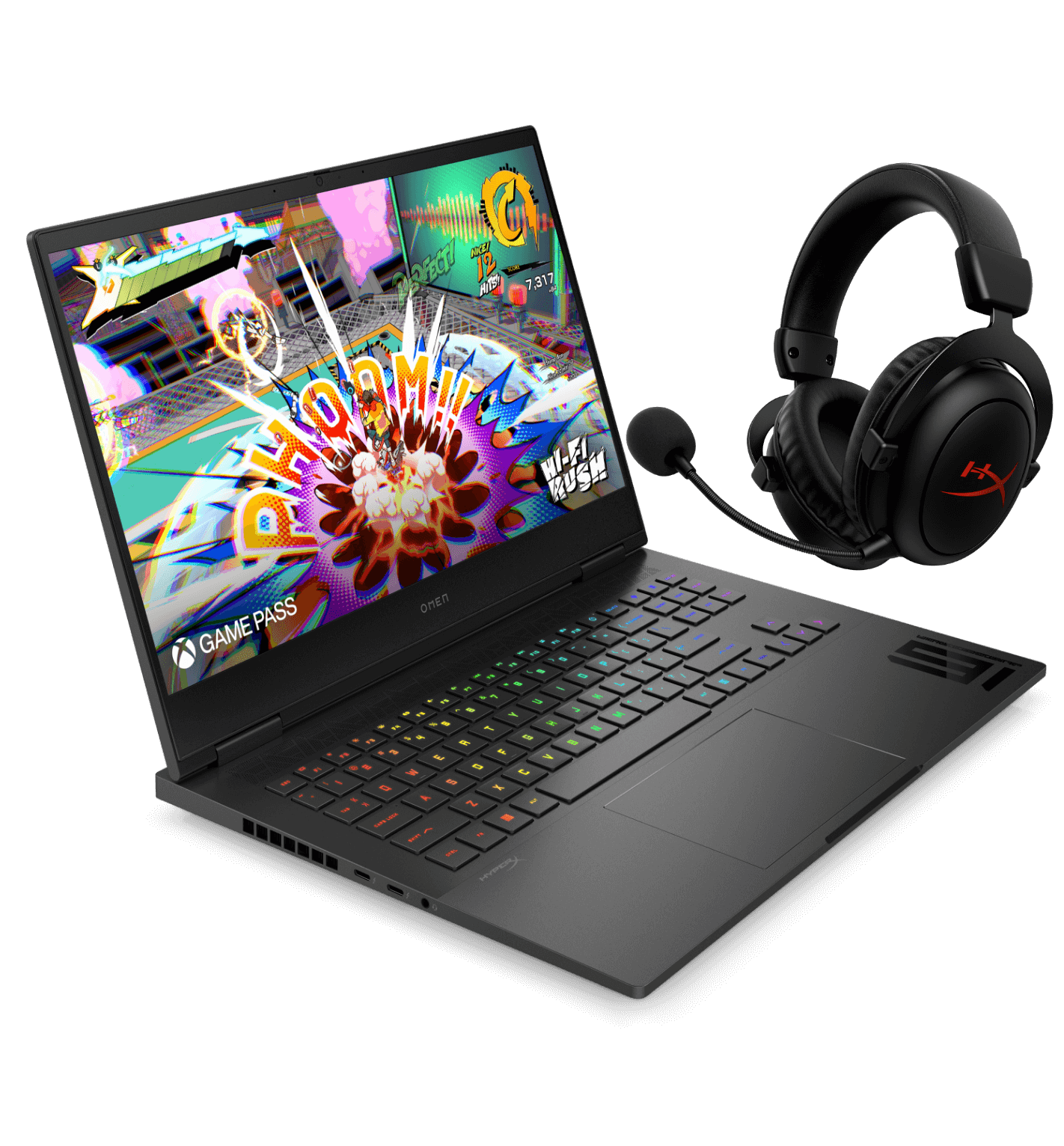 HP OMEN 16 I9 14900HX /32GB/ 1TB/ RTX 4080 12GB/16.1" QHD IPS LED 240 HZ G-SYNC + Gaming Headset HyperX Cloud II
