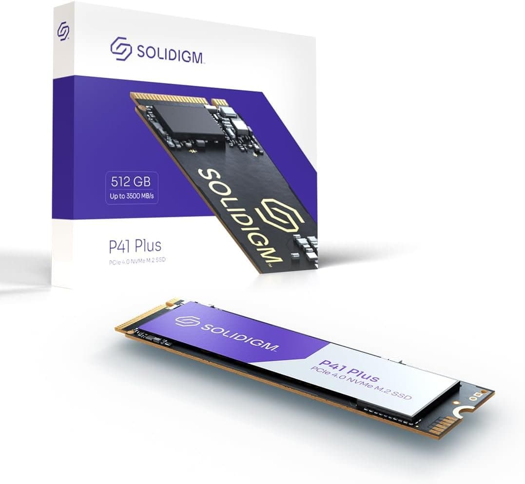 512GB Solidigm™ P41 Plus NVMe Gen 4 SSD