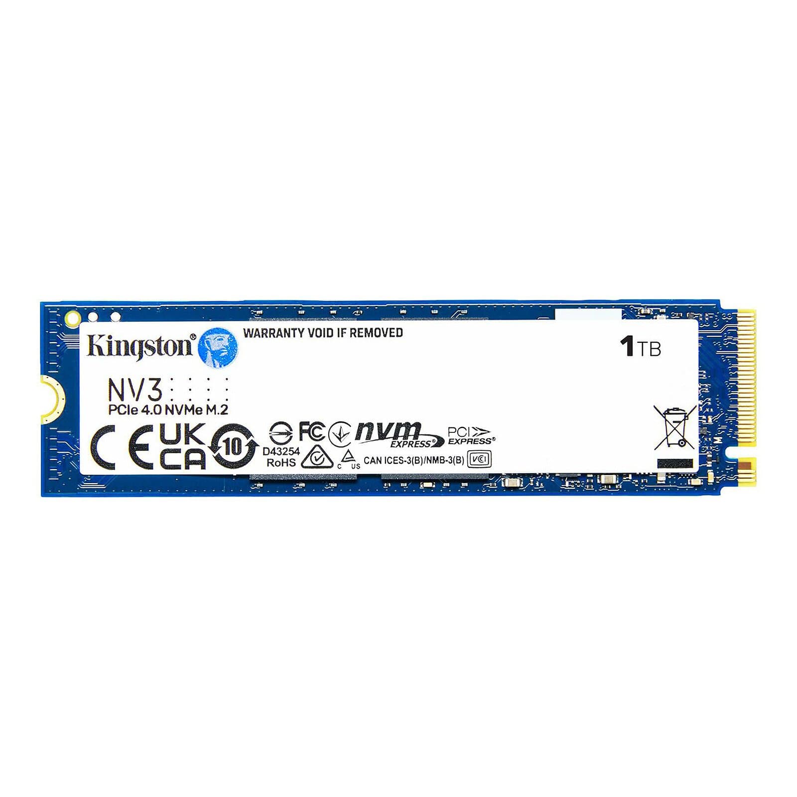 1TB Kingston NV3 NVMe M.2 SSD