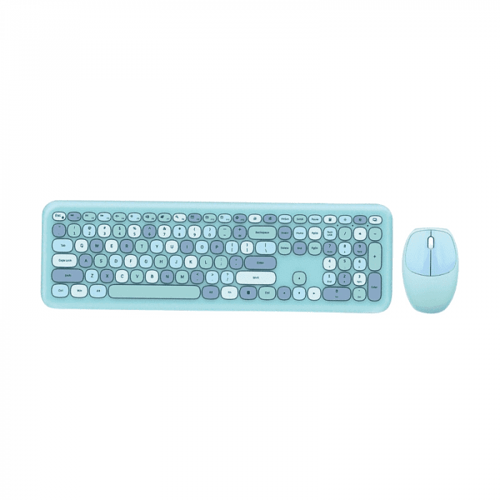 MOFII 666 Wireless Keyboard + Mouse Set | 2.4G | Blue