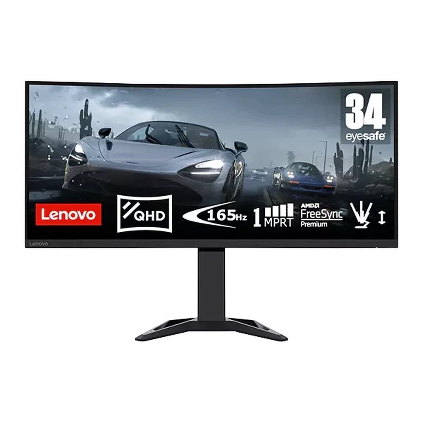 Lenovo G34w-30 | 34" UltraWide QHD | 170Hz | 0.5ms | Curved VA | FreeSync Premium