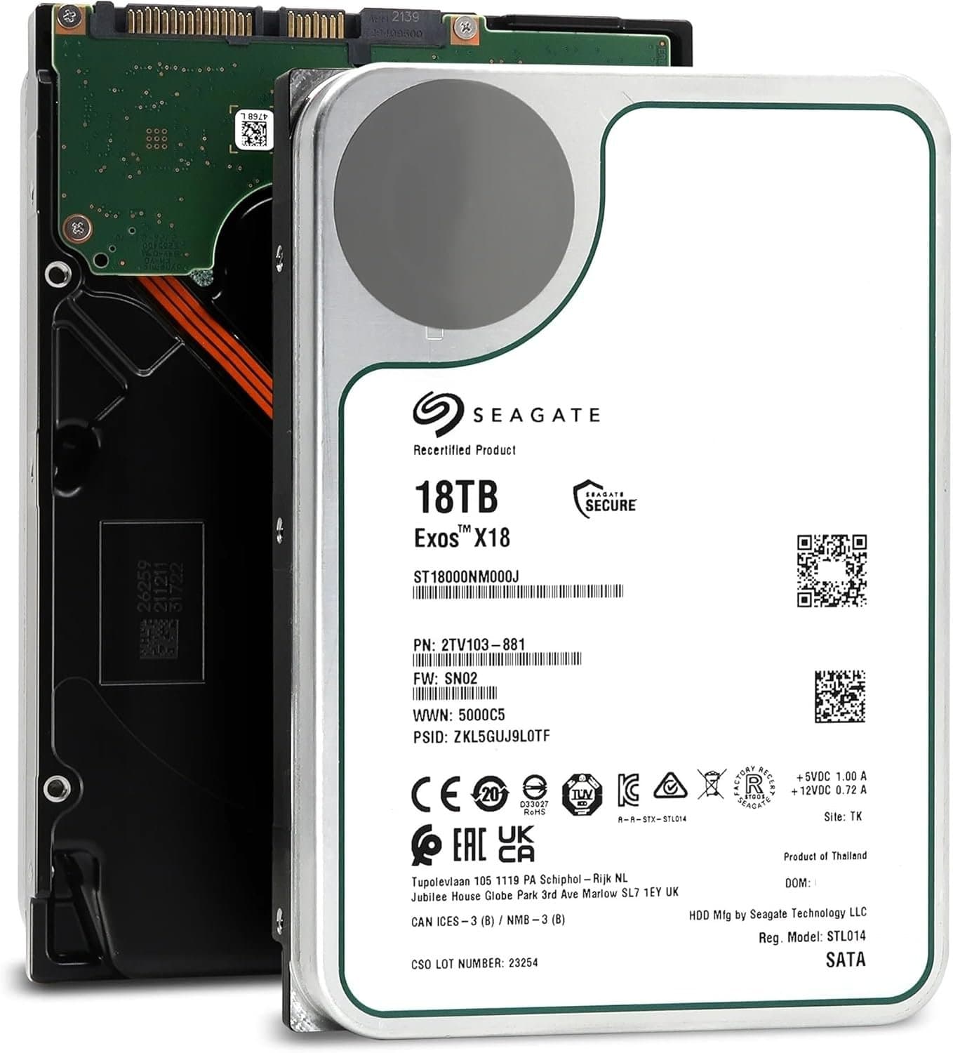 Seagate Exos X18 HDD 18 To 3.5"