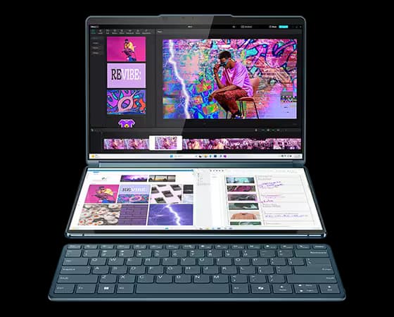Lenovo Yoga Book 9i | Ultra 7 155U | 16GB | 1TB SSD | Double écran 3K OLED Tactile | Neuf