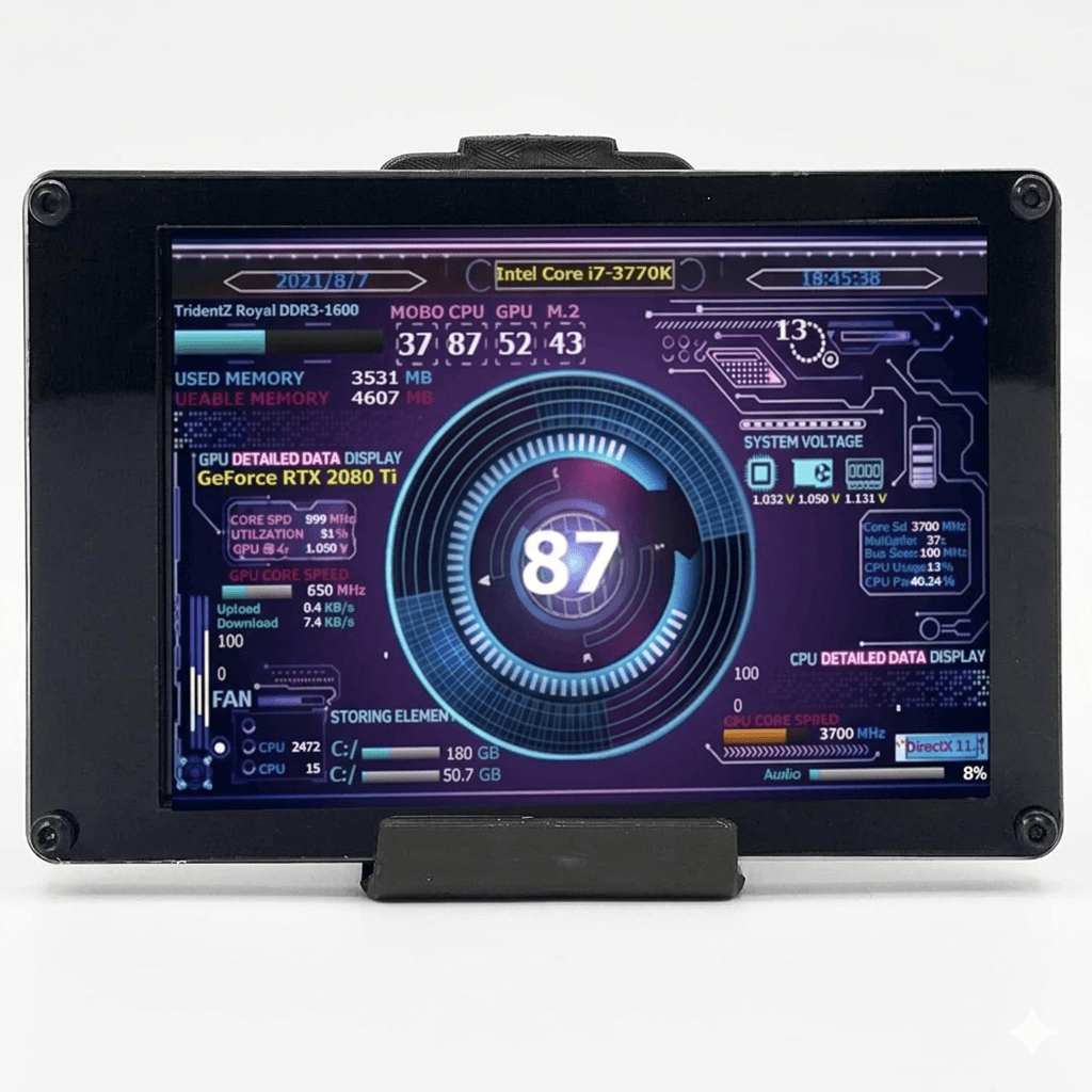 Mini LCD 3,5″ IPS USB – Écran Secondaire Compact et Précis