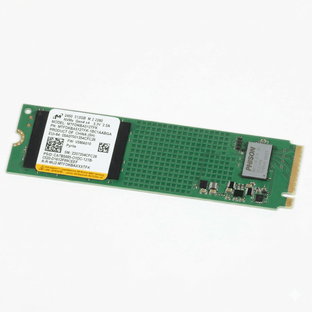 Micron 512GB 2450 M.2 NVMe TRAY