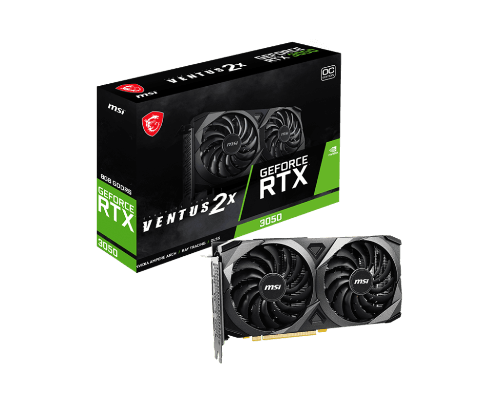 MSI GeForce RTX 3050 VENTUS 2X 8GB OC