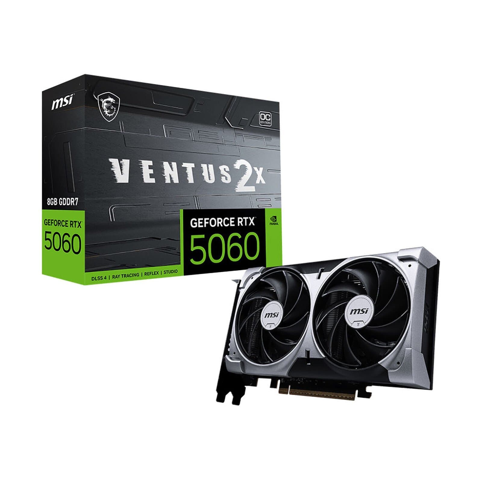 MSI GeForce RTX 5060 8G VENTUS 2X OC (BOX)
