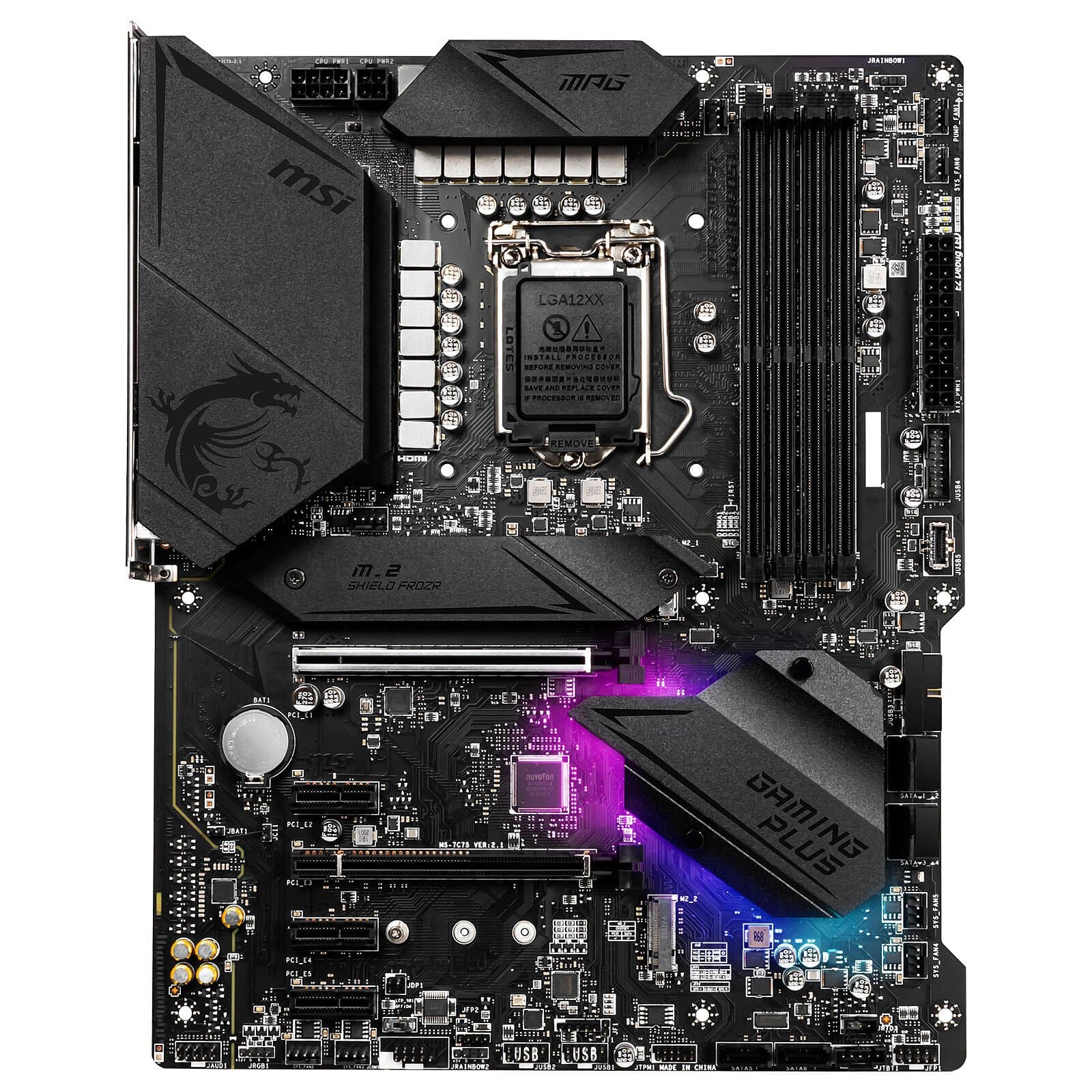 MSI MPG Z490 Gaming Plus – Carte Mère ATX LGA1200 – USED