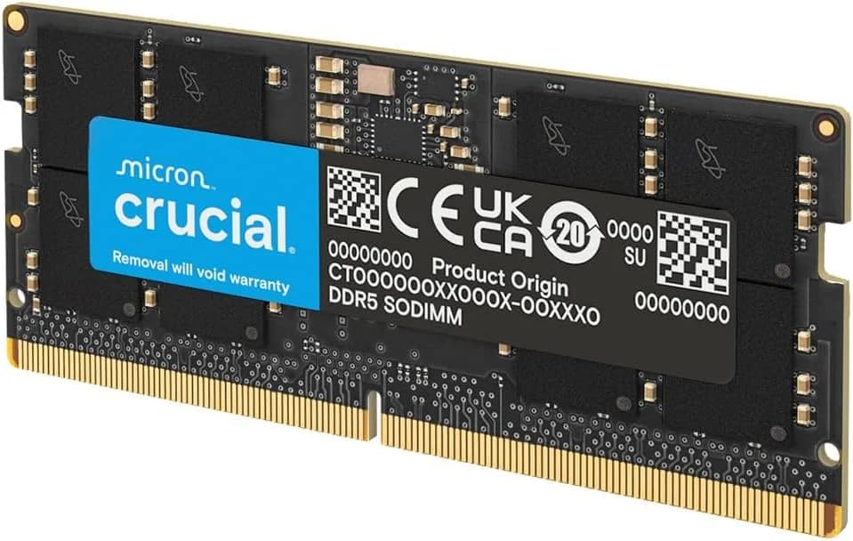 Crucial 64GB DDR5 SODIMM 5600MHz