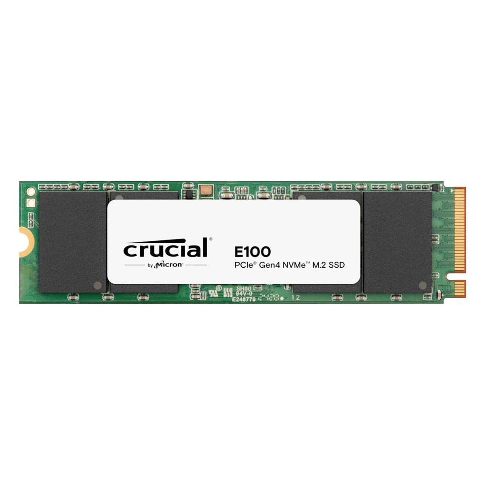 Crucial E100 2TB SSD M.2 NVMe PCIe Gen4 x4 TRAY
