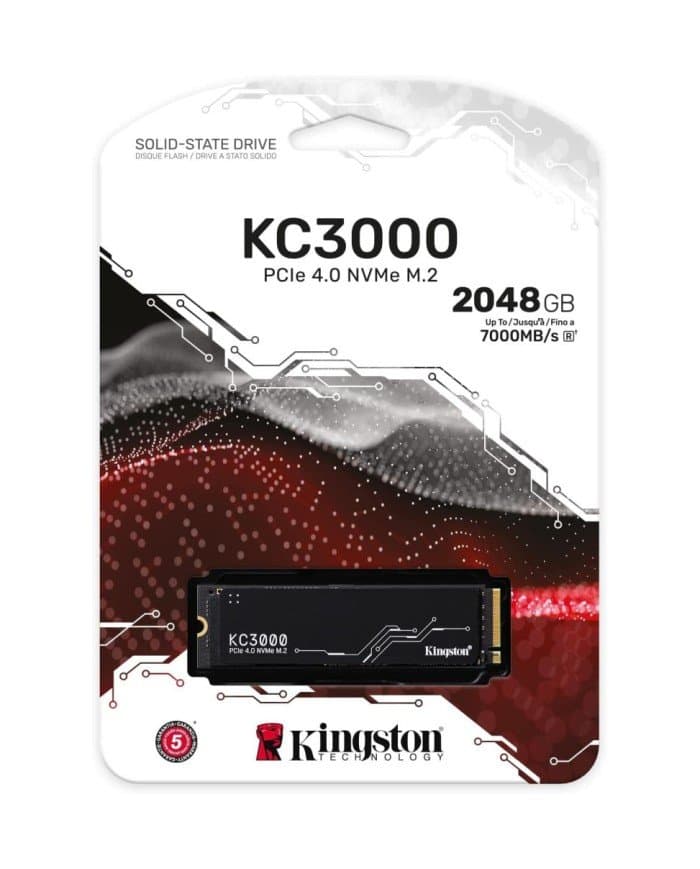2TB Kingston KC3000 Gen4 SSD NVMe PCIe 4.0