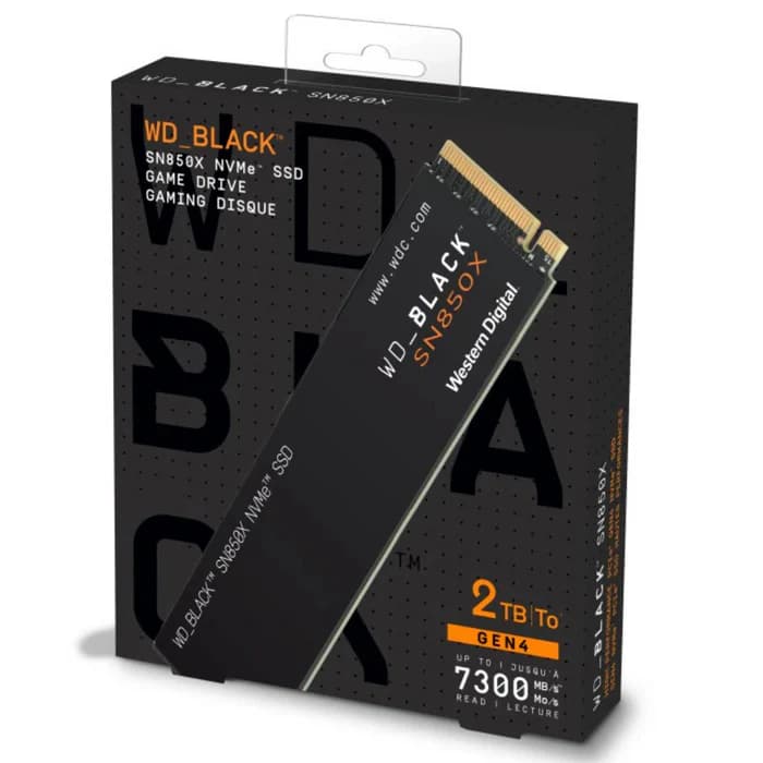 WD Black SN850X 2 TB – SSD NVMe PCIe Gen4 – BOX