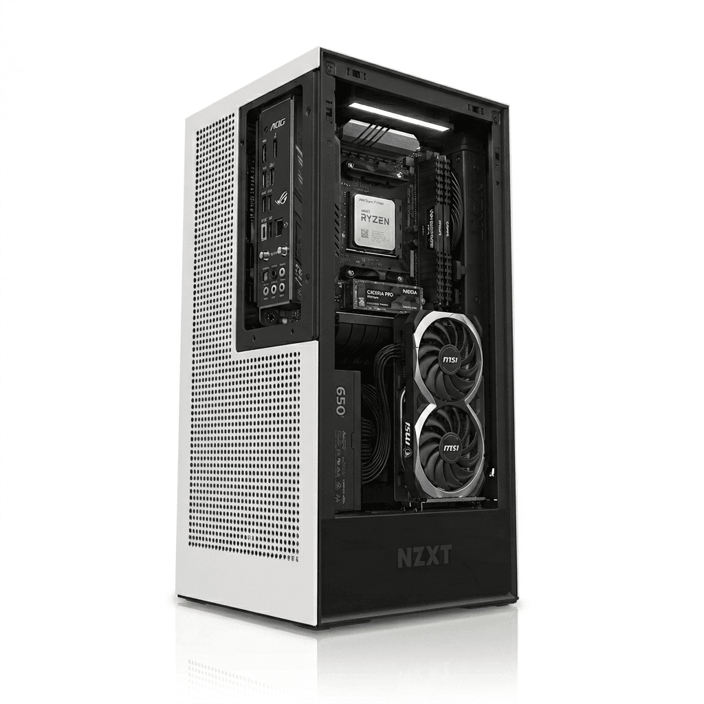 PC Gamer Compact Performance | Ryzen 7 5700X | RTX 5060 8GB | 32GB DDR4 3200MHz | 1TB Gen4 NVMe