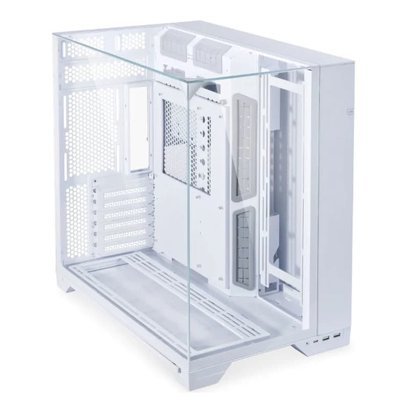 BUFFOON GAMING GLASS BLANC | 4 FANS RGB INCLUS