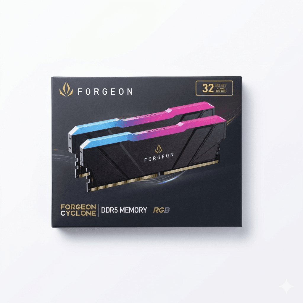 FORGEON CYCLONE RGB 32GB (2x16GB) | DDR5 6000MHz CL30