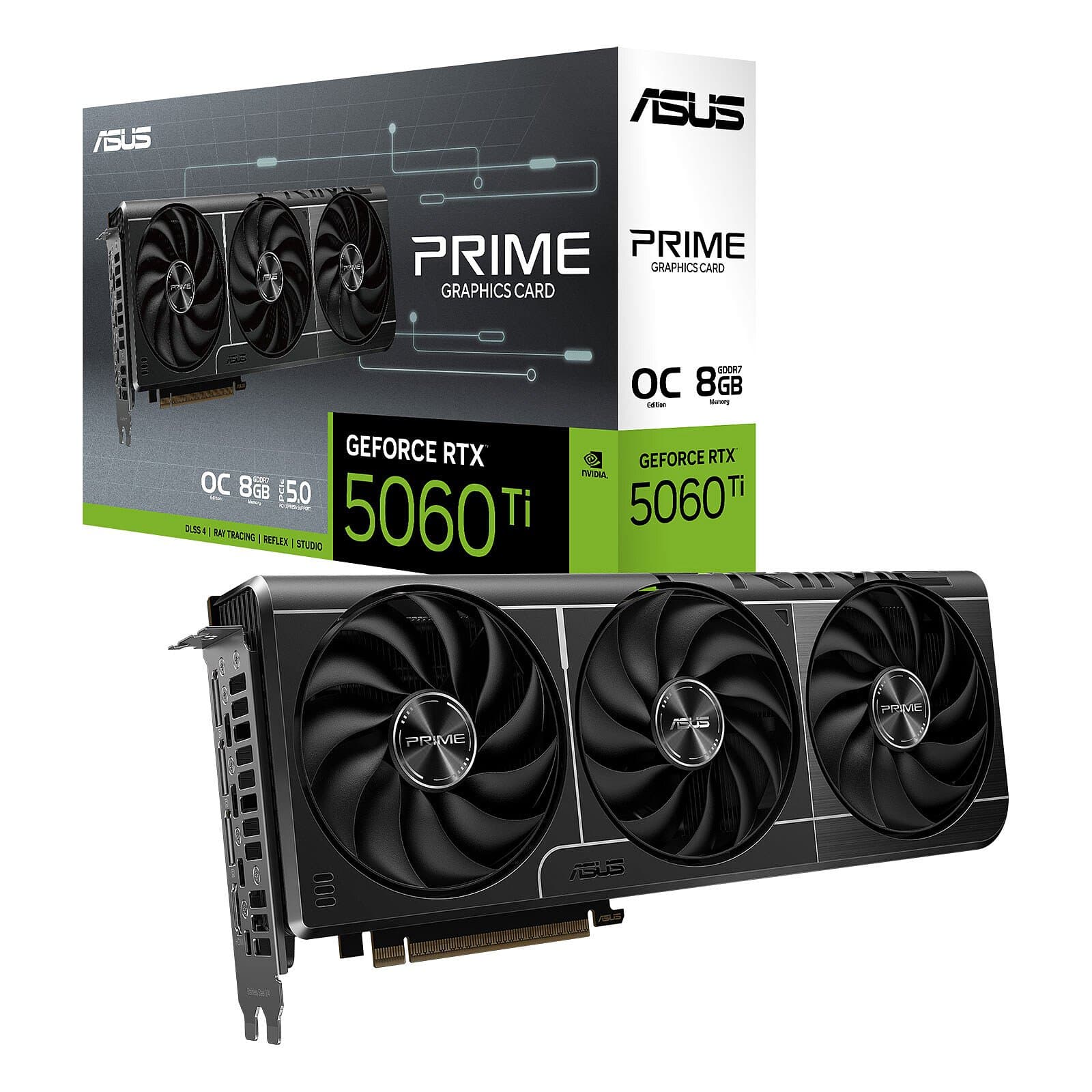 ASUS GeForce RTX 5060 Ti 8GB PRIME OC BOX