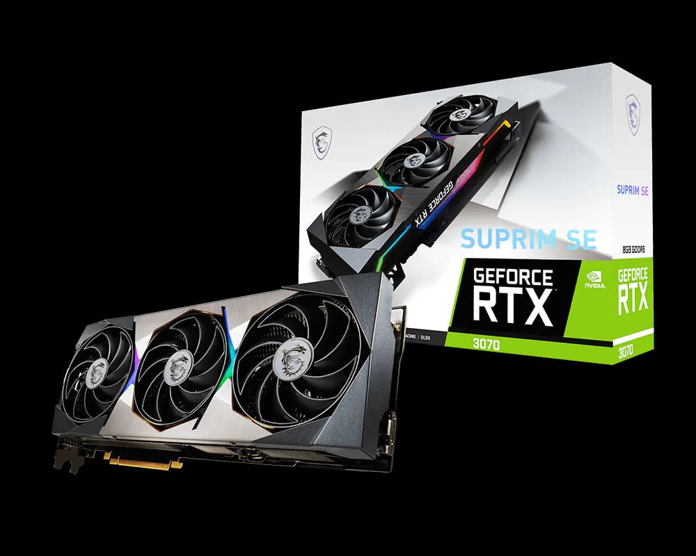MSI RTX GEFORCE 3070 SUPRIM SE 8GB GDDR6