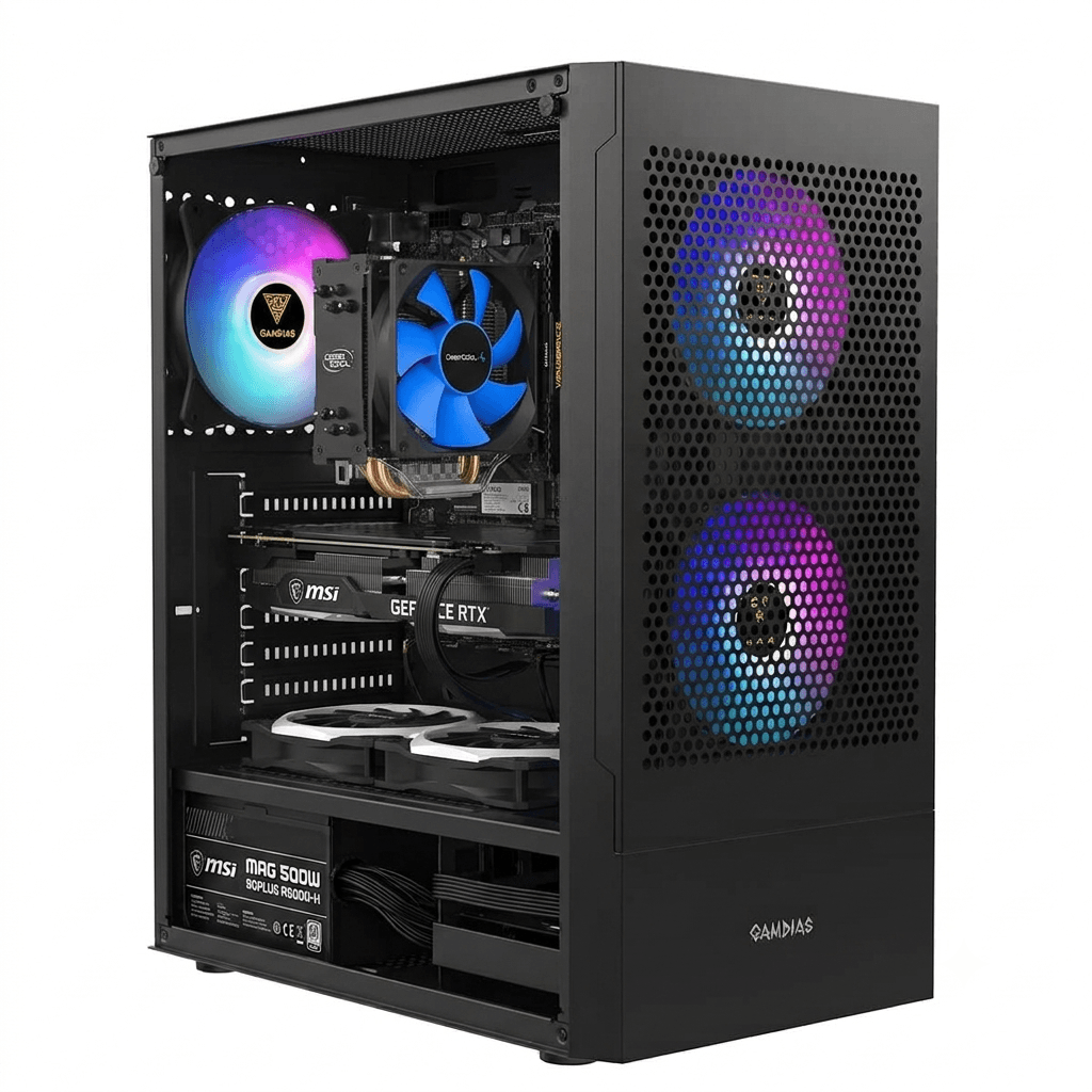 Gaming PC Ryzen 5 5600X | RTX 5050 8GB | 16GB DDR4 | 512GB NVMe
