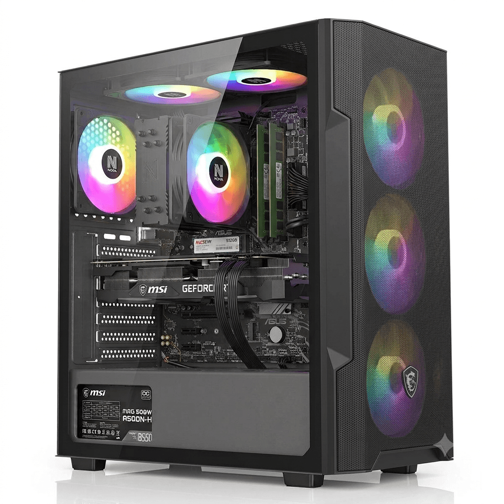 Gaming PC Ryzen 7 7700 | RTX 5060 8GB | 16GB DDR5 | 512GB NVMe