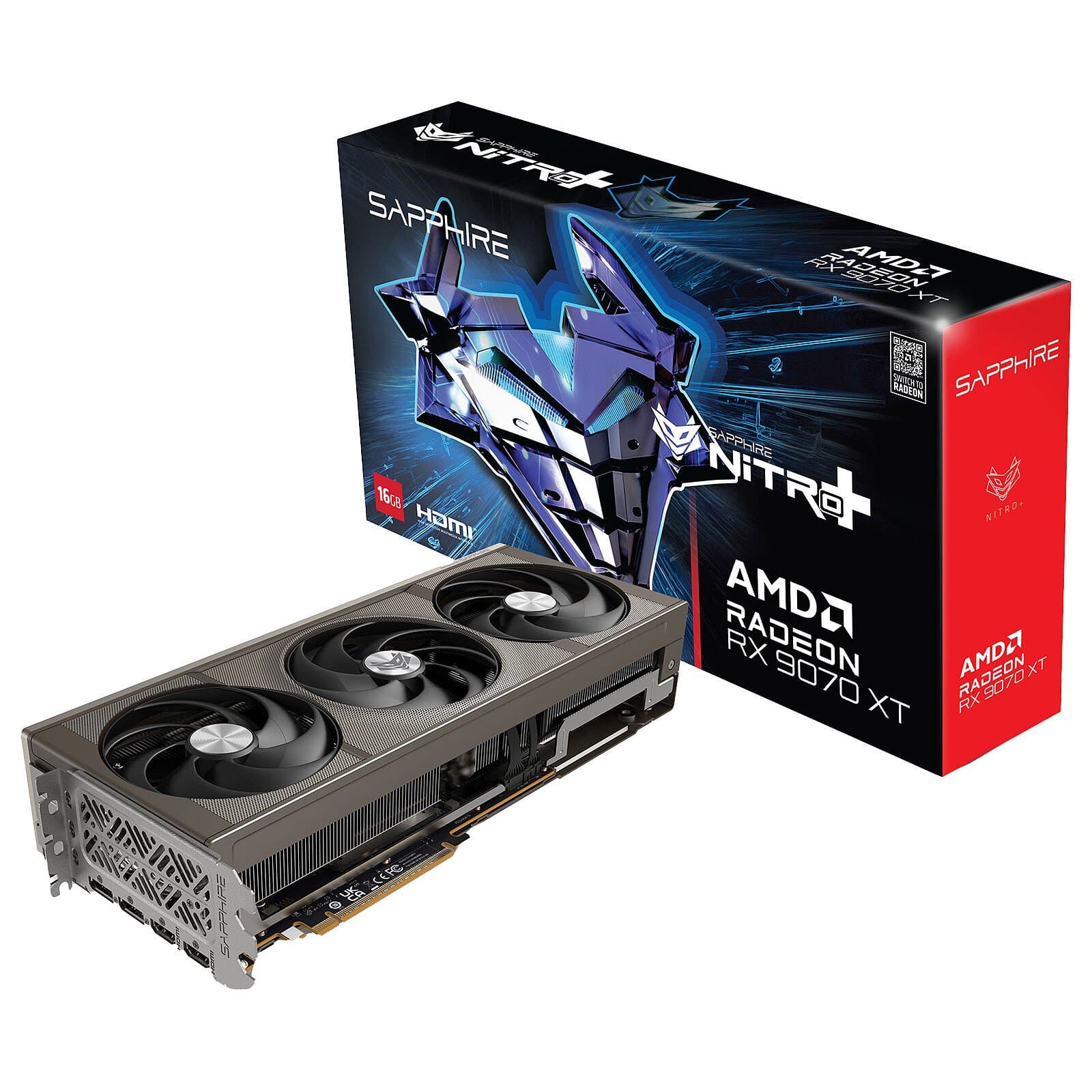 Sapphire NITRO+ AMD Radeon RX 9070 XT Gaming OC 16GB