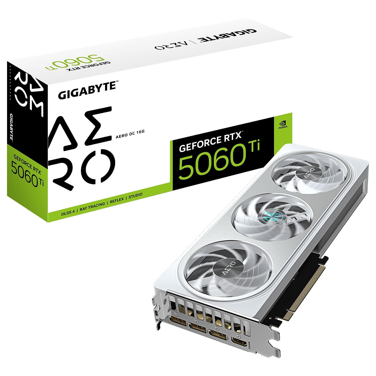 GIGABYTE AERO RTX 5060 Ti AERO OC 16G | 16GB GDDR7 | DLSS 4