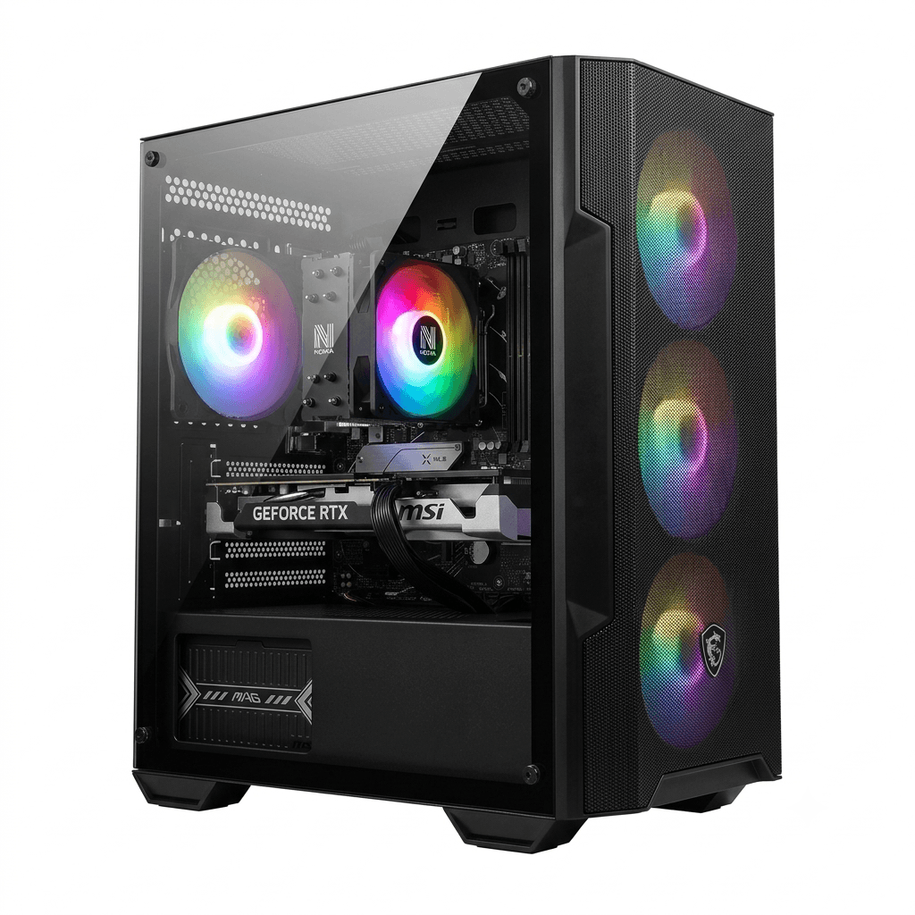 Gaming PC Ryzen 7 7700 | RTX 5060 Ti 8GB | 16GB DDR5 | 512GB NVMe