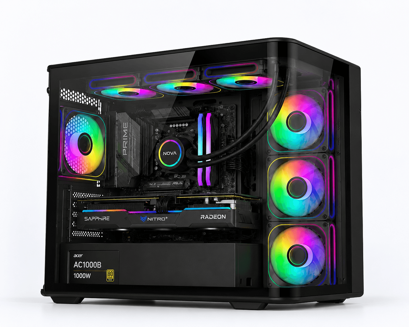 Gaming PC Ryzen 7 7700 | RX 9070 XT 16GB | 32GB DDR5 6000MHz | 1TB NVMe