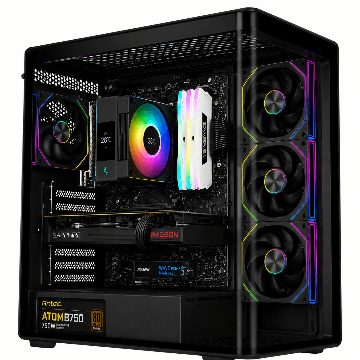 Gaming PC Core i9-14900K | RX 9070 16GB | 16GB DDR4 | 512GB NVMe