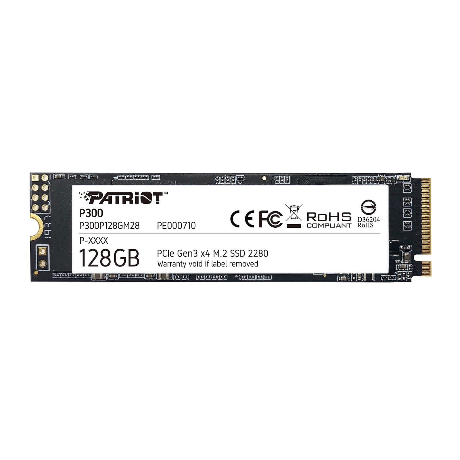 Patriot P300 128GB PCIe Gen3 x4 NVMe M.2 SSD Neuf