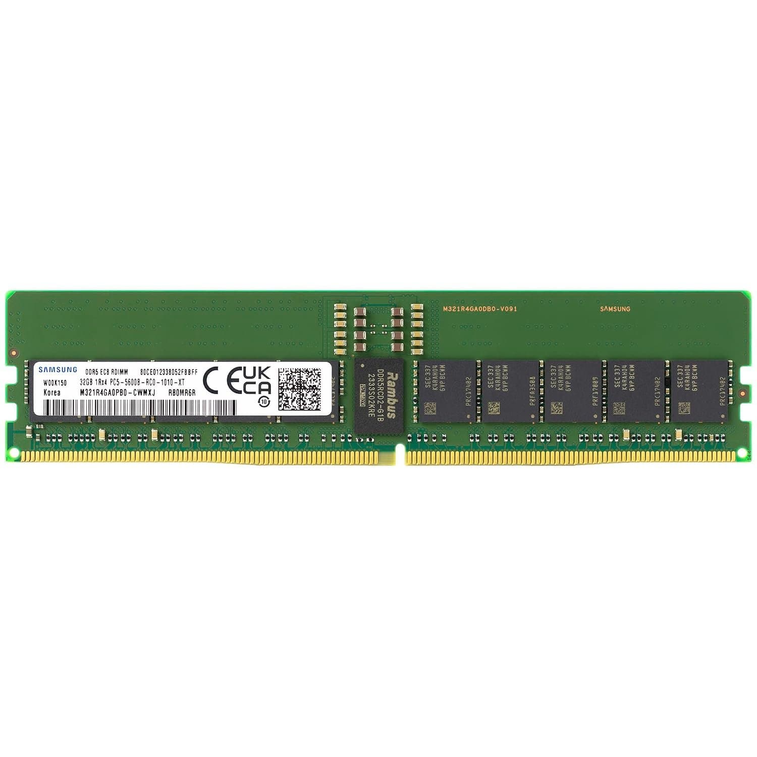 Samsung 32GB DDR5 5600MHz UDIMM Green