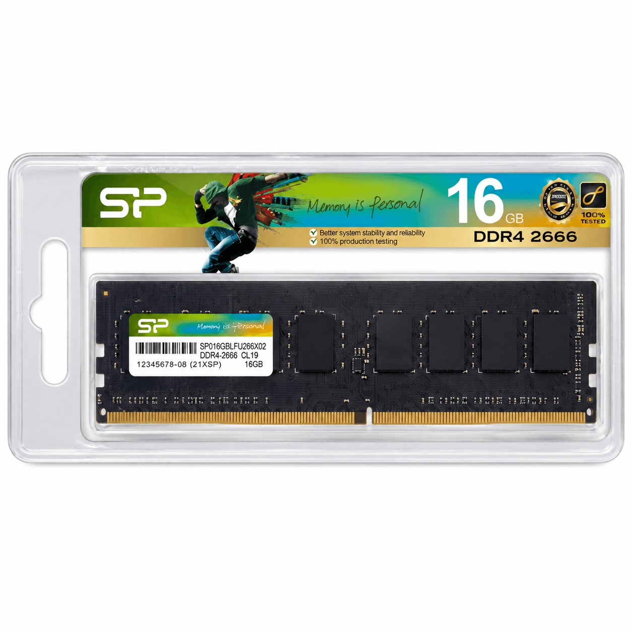 Silicon Power 16GB DDR4 2666MHz | CL19 UDIMM