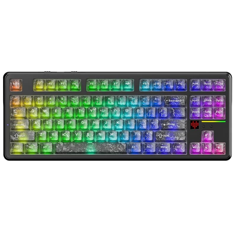 ATTACK SHARK X87 ULTRA Black Inky Shadow QWERTY