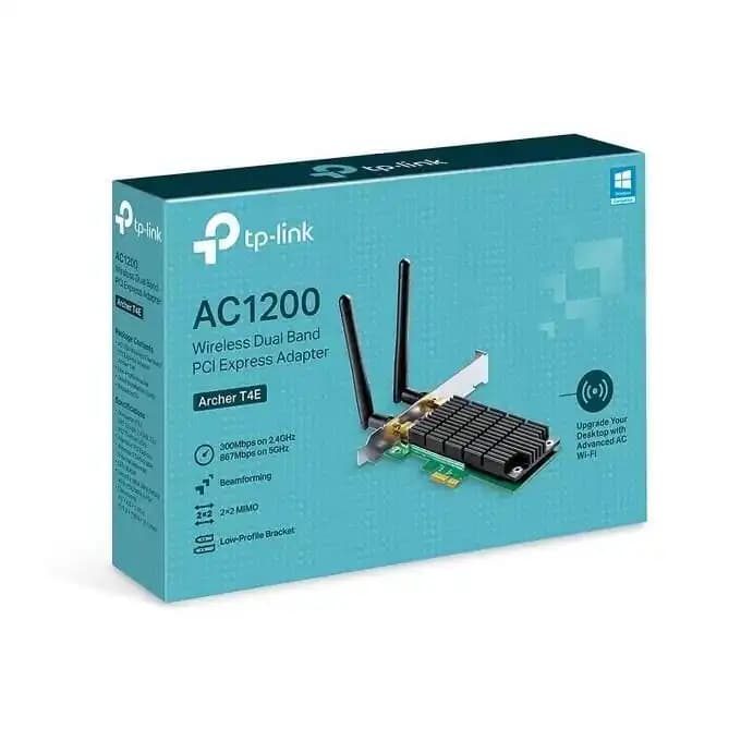 TP-Link Archer T4E AC1200 | Carte Wi-Fi Dual Band PCI Express