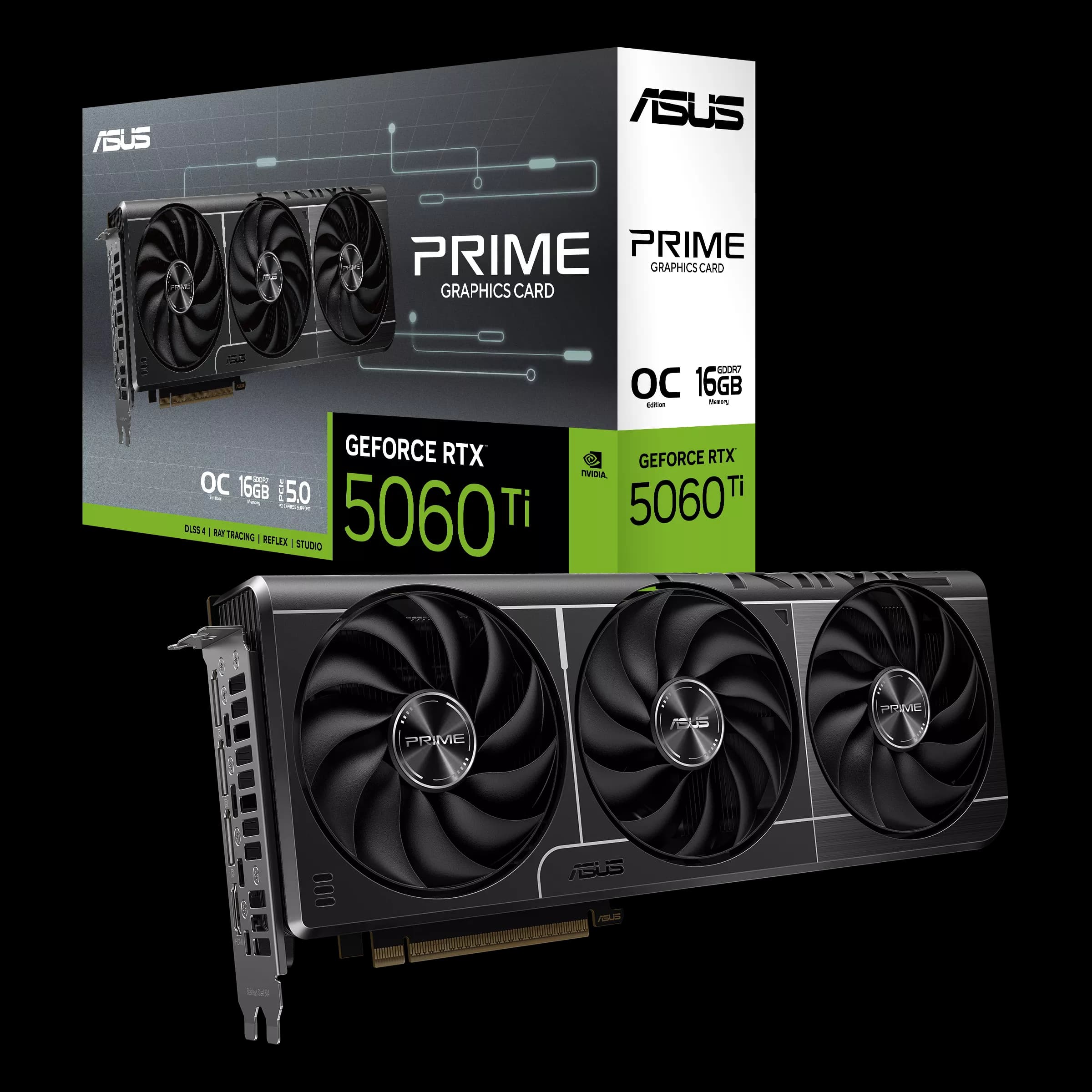 ASUS Prime GeForce RTX 5060 Ti OC Edition 16GB GDDR7