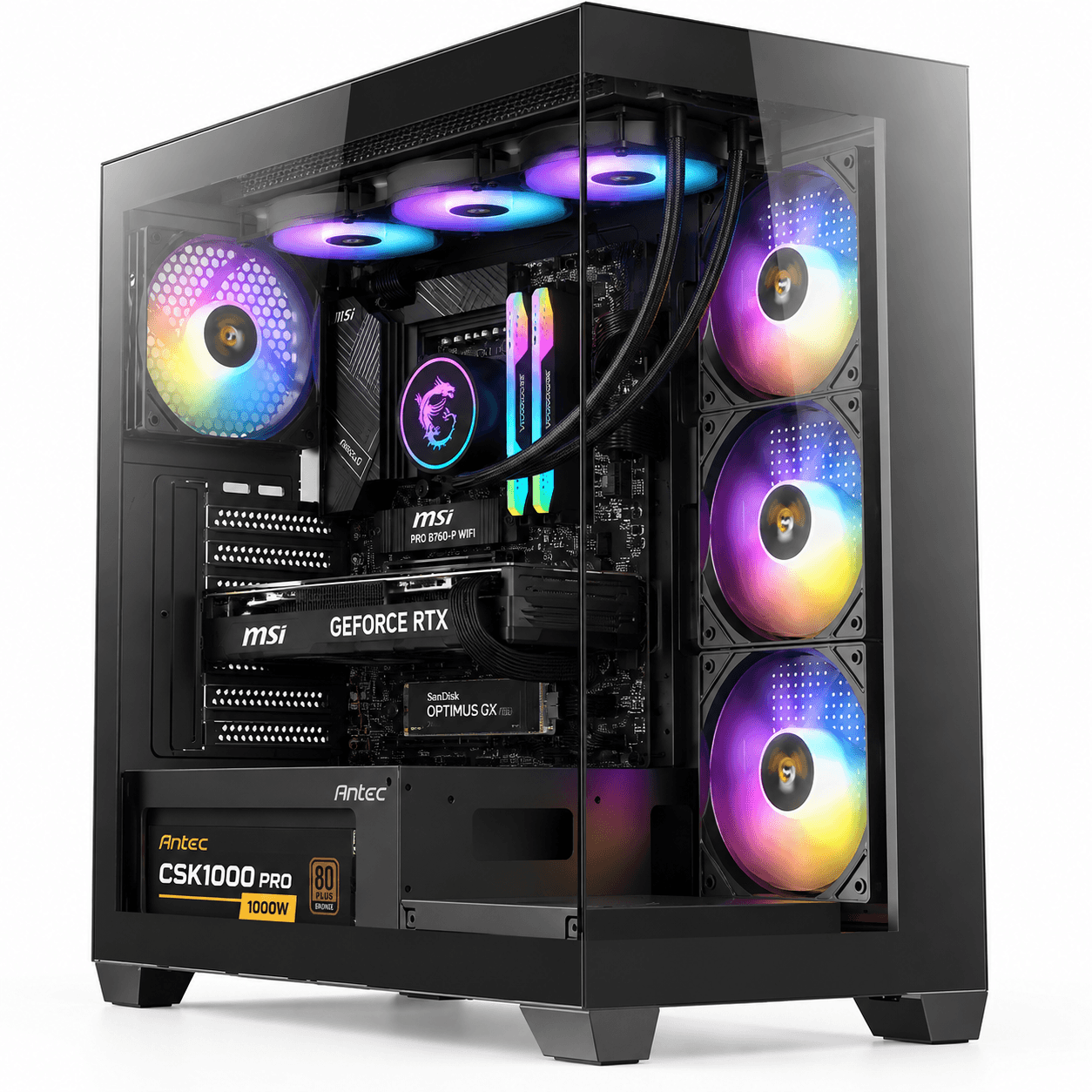 PC GAMING SETUP | INTEL CORE i9-14900K | RTX 5080 16GB | 32GB DDR4-3200 | 1TB NVMe | B760 WIFI