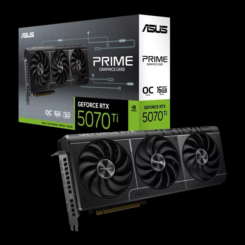 ASUS PRIME GEFORCE RTX 5070 Ti OC | 16GB GDDR7  | BOX