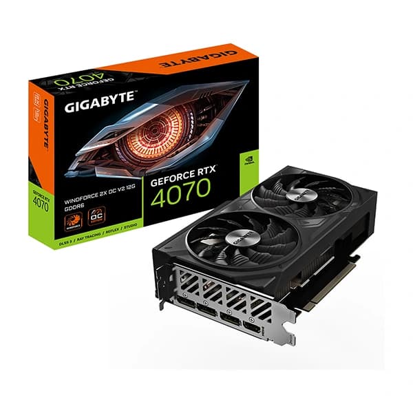 GIGABYTE GEFORCE RTX 4070 WINDFORCE 2X OC V2 | 12GB GDDR6
