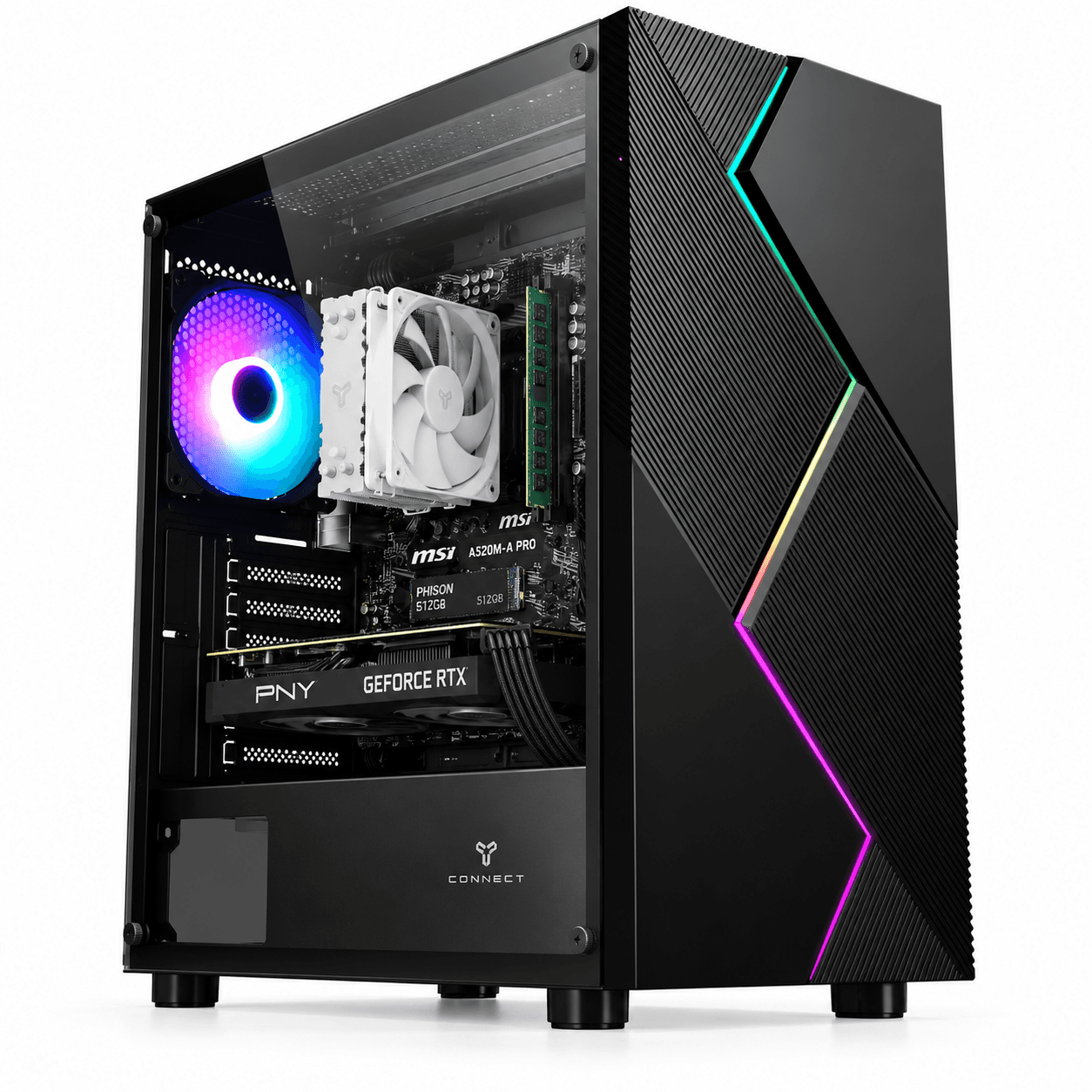 PC GAMING RYZEN 5 5500 | RTX 5050 8GB | 16GB DDR4 2666MHz CL19 | 512GB NVMe