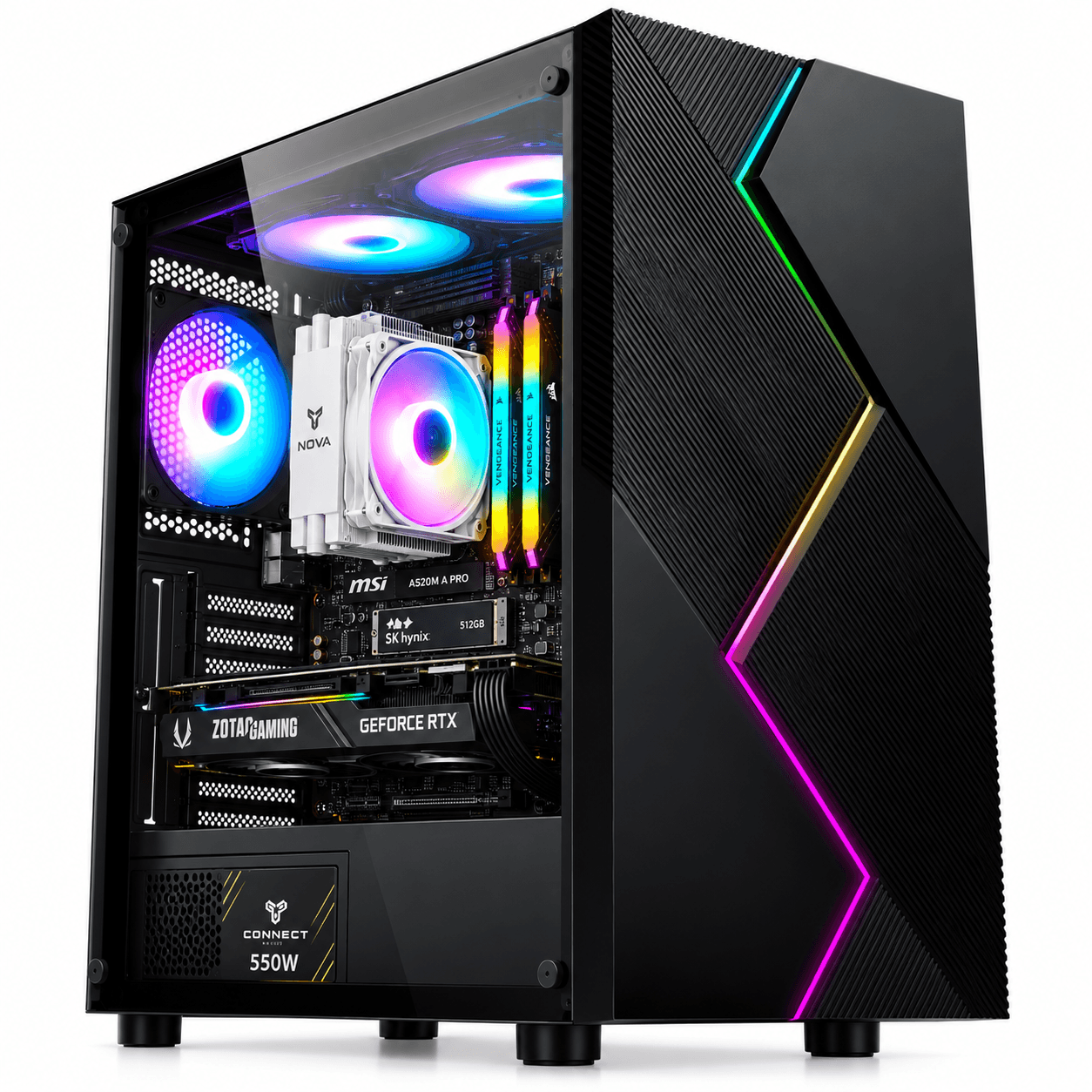 PC GAMING RYZEN 5 5600 | RTX 3050 6GB | 16GB DDR4 3200MHz | 512GB NVMe
