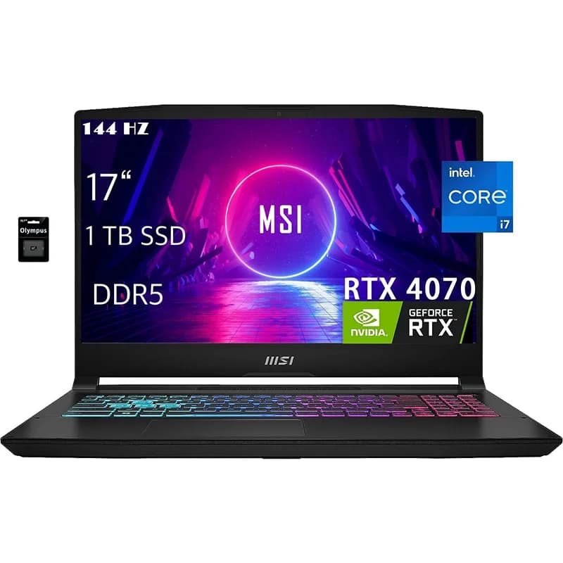 MSI KATANA 17 B12VGK | CORE i7-12650H | RTX 4070 8GB | 16GB DDR5 | 1TB SSD