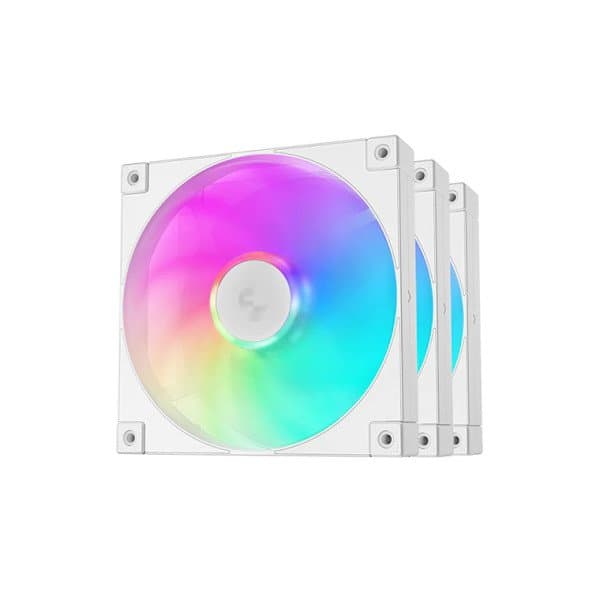 DEEPCOOL FD14 ARGB WH | Triple Pack  ARGB Blanc