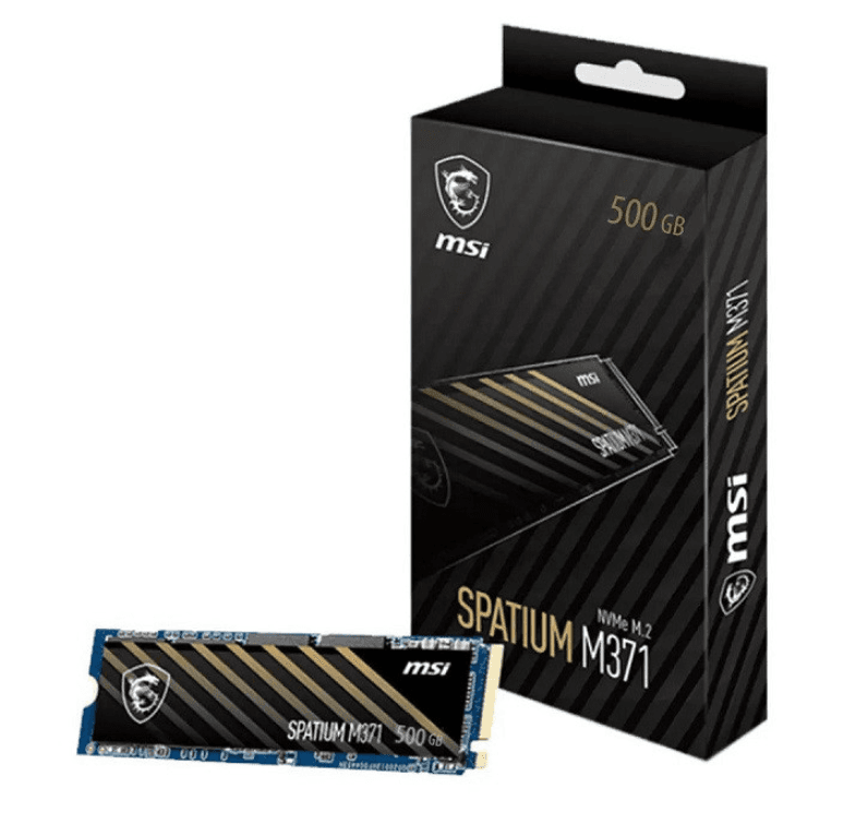 500GB MSI SPATIUM M371 NVMe M.2 SSD